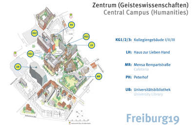 Campusplan Freiburg